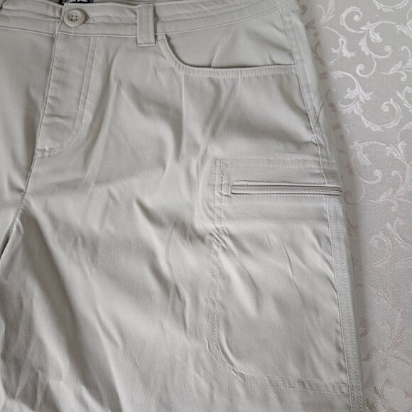 Womens EDDIE BAUER Tech Shorts. 2-way stretch.  UPF 50+ Size 12 - Picture 7 of 9